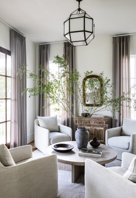  Drapery ideas featuring elegant floor to ceiling linen panels