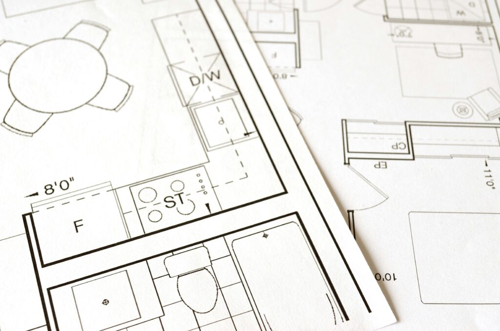 floor plan drawing for Kitchen Renovation Houston.