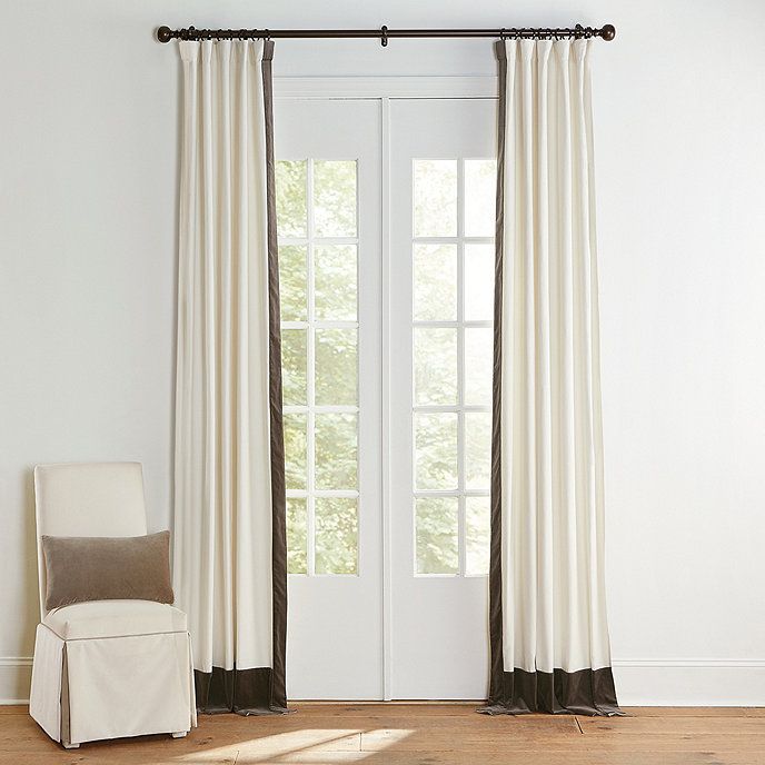Luxurious drapery featuring velvet curtains