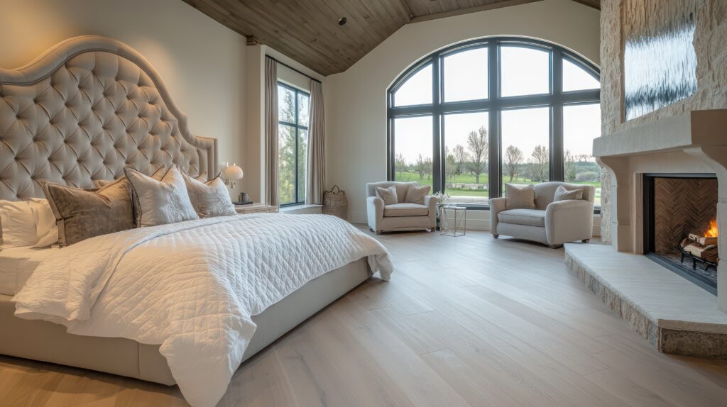 Master Bedroom Sugar Land update. With Traditional and transitional style.