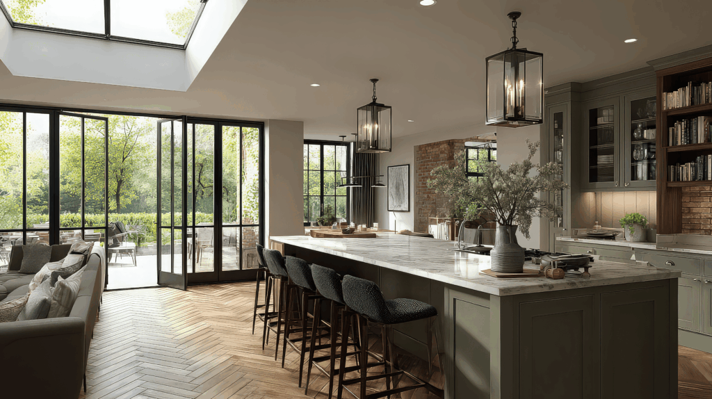 Kitchen renovation in Houston that has the color trend for 2026.